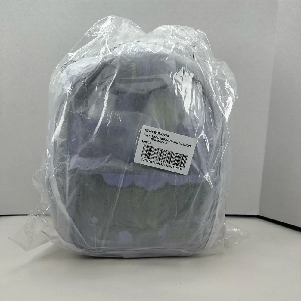 Loungefly Disney Backpack: Maleficent Dragon Lenticular GITD Mini-Backpack
